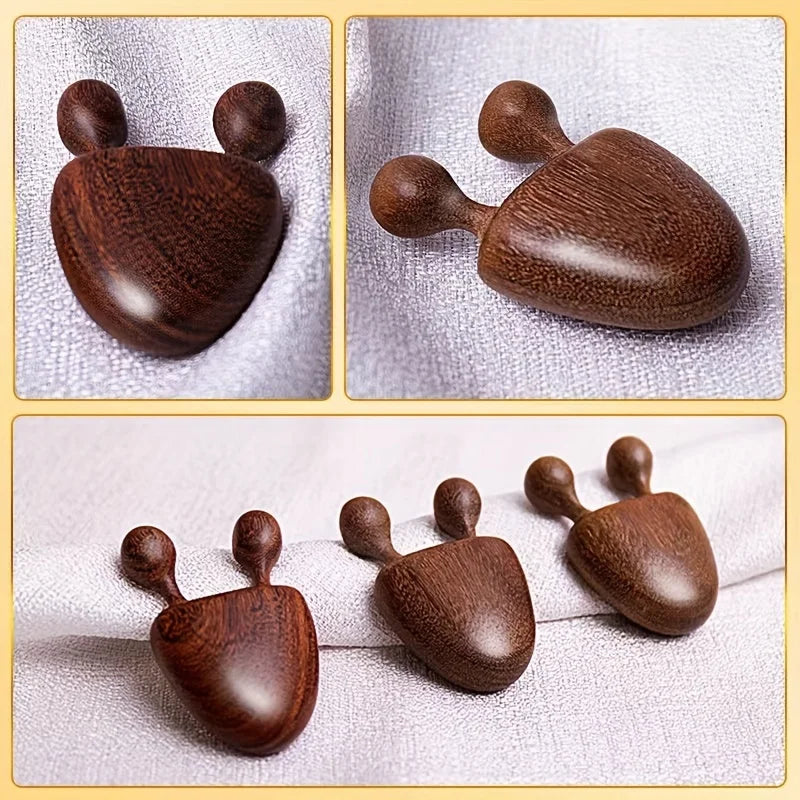 1pc Sandalwood Face Massager Nose & Face Massager - Eye Relief Tool Snail Facial Meridian Massage